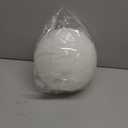 Zubebe 4 Pcs Extra Large Christmas Ball Ornaments 8'' (200 Mm) Giant Oversized Plastic Xmas Ball Big Hanging Christmas Tree Ornaments for Holiday Party Outdoor Decor(White)