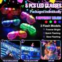 4 x 73PCS Glow in the Dark Party Supplies for Kids Adults, Light Up Party Favors with Glow Glasses, Spinner Bracelets, Slingshot, Bulk Glow Party Favors for Kids Halloween, Neon Party Supplies Accessories