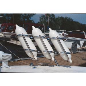 Taylor Made Stainless Steel Fender Rack - Holds 7" to 9" Fenders - Foldable and Cross Reinforced - Adjustable Angle - Pre-Assembled - High Gloss Finish - Made with 316 Stainless Steel 2020108379