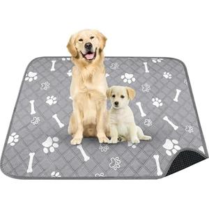PatiencET Washable Dog Pee Pad, 48" x 65" Extra Large, Super Absorbent Reusable Waterproof Floor & Sofa Protector for Large Dogs, Whelping & Incontinence