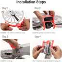 ILEI Flip Drone Protection Kit for Flip, 360° Anti-Collision Accessories Set with Landing Gear, Tail Wing, Gimbal Bumper and Ring (Pink)