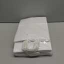 Qutuus 10x5x13 White Paper Bags 50 Pcs Gift Bags with Handles Bulk Large Paper Bags for Shopping, Retail, Merchandise, Paper Sack, White Kraft Bags