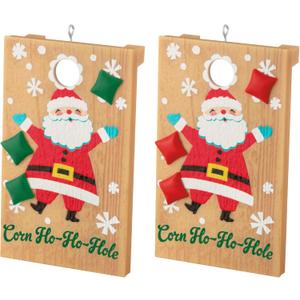Hallmark Keepsake Christmas Ornaments, Corn Ho-Ho-Hole, Set of 2, Outdoor Games Gifts