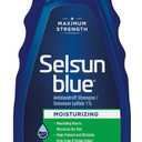 Selsun Blue, Moisturizing Dandruff Shampoo with Aloe, Dry Scalp & Hair, 11 Ounce