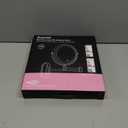 Auxmir 1X/30X Wall Mounted Lighted Makeup Mirror, 8" 3200 mAh Rechargeable Double-Sided Magnifying Mirror, Touch Dimmable 3 Color Lights, 360 Rotating Foldable 14.5" Extension Arm, Brushed Nickel