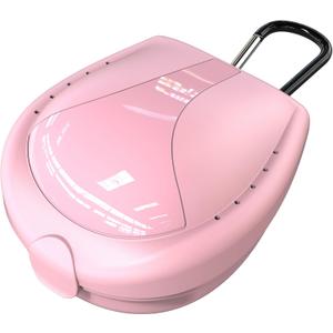BVN Mouthguard Case Sports, Specialized Football and Basketball Mouthguard Cases, Students, Adults and Seniors Universal Sports Pink