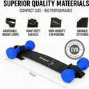 Hip Thrust Belt for Dumbbells, Kettlebells & Barbells  Adjustable Anti-Slip Exercise Belt for Glute, Waist & Core Training  EVA Fitness Belt for Home & Gym Workouts