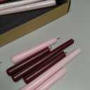 Viyffo 10 Inch Taper Candles-20 Pack Red, Unscented, SmokelessUp to 8 Hour Burn  Long Tall Tapered Candlesticks for Wedding, Dinner, Holiday, Party, Home Decor Natural Color Series