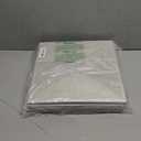 Cube Storage Bin 4 Pack with Clear Window Large Boxes Basket with Handles Fabric Closet Organizer 13" x 13" x 13" Beige