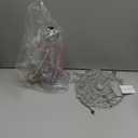 Touch Control Crystal Table Lamp with USB C+A Charging Ports, 3-Way Dimmable Bedside Touch Lamp Decorative Nightstand Lamp with Elegant Lampshade for Living Room Bedroom, B11 LED Bulb Included (Silver)