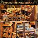 Book Nook Kits for Adults: SUNNINO Book Nook Kit Model Kits Craft Kits for Adults - DIY Miniature Doll House Kit for Bookshelf Booknook Tiny House with Sensor Led Light