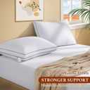 Premium Canadian Goose Down Pillow Queen Size Set of 2 Pack, 900+ Fill Power, 100% Cotton Shell, Luxury Hotel Quality Bed Feather Pillow for Side Back Stomach Sleepers(White,20" x 30")