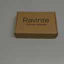 Ravinte 10 Pack Solid 3 Inch Center to Center Slim Square Bar Drawer Handles Cabinet Hardware - Black Matte Pulls for Kitchen and Drawers