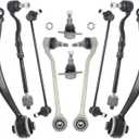 Front Control Arm Kit 12PCS for BMW X3 F25 2011-2017 & X4 F26 2015-2018, Suspension Kit with Ball Joint Stabilizer Sway Bar Link Tie Rod Assembly