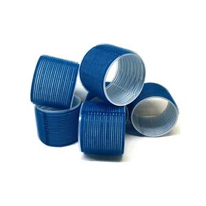 6 Pack Super Jumbo Self Grip Hair Rollers Pro Salon Hairdressing - Big Curlers Create Volume For Long Hair (Blue)