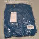 PRETTYGARDEN Fall Dresses for Women 2026 Long Sleeve Bodycon Mock Neck Ruched Maxi Formal Cocktail Wedding Guest Dress (Blue, XL)