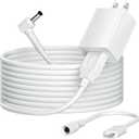 Charger Cord Compatible with Ring Stick Up Cam Plug-in 3rd Gen/2nd Gen & Ring Pan Tilt Stick Up Camera Charger Power Cord (4M/13.1FT) White
