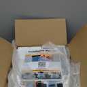 Shoe Storage, 12 Pack X-Large Shoe Organizer for Closet, Shoe Boxes Clear Plastic Stackable Shoe Storage Boxes for Size 13 (White)