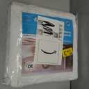 Linenspa Waterproof Mattress Protector, Full XL Size Fitted Sheet Style, Breathable, Machine Washable & Dryer Safe, White