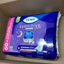 Tena Sensitive Incontinence Pads for Women, Overnight, 45 Count 
