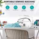 Handheld Sewing Machine, Portable Mini Sewing Machine for Beginners, Electric Hand Held Sewing Machine for Adults, Easy To Use Sewing for Clothes and Fabrics Crafts