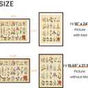 upsimples 50x70cm Puzzle Frame, Wall Decor Poster Frames, Brown 1 Pack | 18x24in with Mat or 19.7 x 27.6 Frame without for 1000 Pieces Puzzles, Gallery Wall, Family, Baby, Dog, Dorm, Christmas