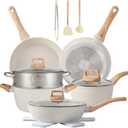 16PCS Pots and Pans Set Non Stick Cookware Set Nonstick with Cooking Set, 16pieces