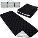 Quilted Foam Mattress Topper Pad, Non-Slip Super Soft Comfortable 75"x30", Cool Sleeping Pad for Camp Cot/RV Bunk/Narrow Twin Beds