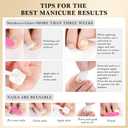 3 x evpct French Press on Toenails Short Square, Summer Nude Pink + White Tip French Toe Nails Press ons Short Light Perfectly Fit Fake Toenails for Women with Kits Gel Stick, Fake Toenail Kit 32Pcs (32 Ounce (Pack of 1))