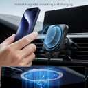 ESR for MagSafe Car Mount Charger with CryoBoost, Phone Cooling MagSafe Car Charger, Magnetic Wireless Car Charging, Air Vent/Dashboard Car Phone Holder for iPhone 17e/17-12, S26/S25, Fast Charging