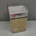 OXO Steel POP Container Big Medium Square - 4.4 Qt for Flour, Sugar and More,Grey, 4.4 Qt/4.2 L