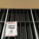 Homey Pet 43 Inch Dog Crate, Heavy Duty Stackable Dog Crate Cage Kennel for Medium Dogs with Divider, Bowls, 3 Door, Removable Grid & Tray, 4 Lockable Wheels, Breeding & Grooming Drop Cages for Dogs