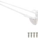 Geesatis 12 inch / 300 mm Furniture Legs Sofa Couch Desk Table Feet Hairpin Furniture Legs Replacement, with Mounting Screws, White