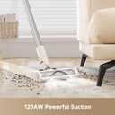 DREAME Cordless Vacuum Cleaner R10 Pure, 120AW Powerful Suction, Stick Vacuum Cleaner for Home, Anti-Tangle, LED Headlights, Up to 60 Mins Runtime, Lightweight for Carpet, Hard Floor, Pet Hair