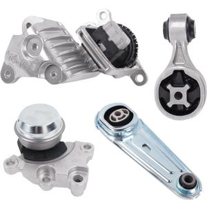 4PCS Engine Motor & Trans Mount Compatible for Nissan Rogue 2014-2017 2.5L, Front Rear Right Engine Motor and Trans Mount Repelace# A4364 A4367 A4363