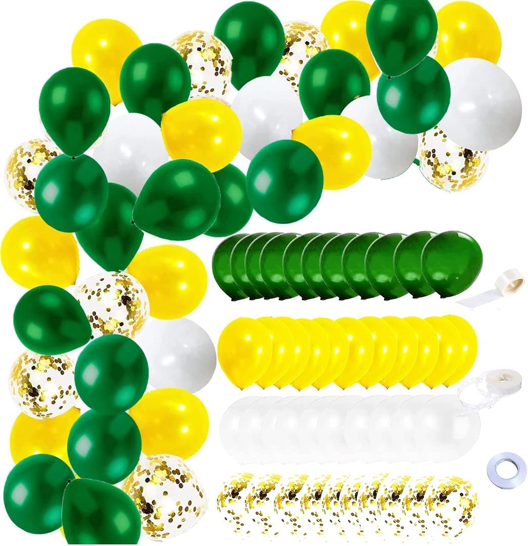Green Yellow Graduation Party Decorations 2025/Green Yellow Balloons/Green Graduation Decorations 2025/John Deere Balloon/Lemonade Party/Spring Birthday