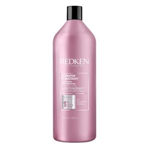 Redken Volume Injection Shampoo For Fine Hair - Adds Lift & Body, Volumizing & Detangling Without Weighing Down, Paraben Free