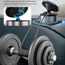 2 x 360 Rotatable Vacuum Magnetic Phone Holder for Car, One-Hand Operation Suction Phone Mount, Strong Magnetic Car Phone Stand for iPhone, All Smartphones (Gym/Airplane/Gym/Desktop/Any Surface) (Gray)