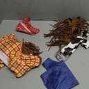 Leg Avenue Women’s 5 PC Playful Cowboy Halloween Costume with Red Bandana Size Large