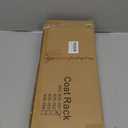 Coat Rack, Freestanding Coat Rack with 8 Hooks and 3 Adjustable Size Tree Coat Racks for Bedroom, Hallway, Entrance, Office, for Hats, Coats, Scarves, Handbags (1 PC, Black)