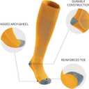 QBK Toddler Baseball Socks Youth Softball Tee Ball Kids Soccer Socks for Boy Girl 2 Pairs