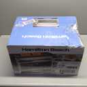 Hamilton Beach 2-in-1 Countertop Toaster Oven and Long Slot 2 Slice Toaster, 60 Minute Timer and Automatic Shut Off, Shade Selector, Stainless Steel (31156)