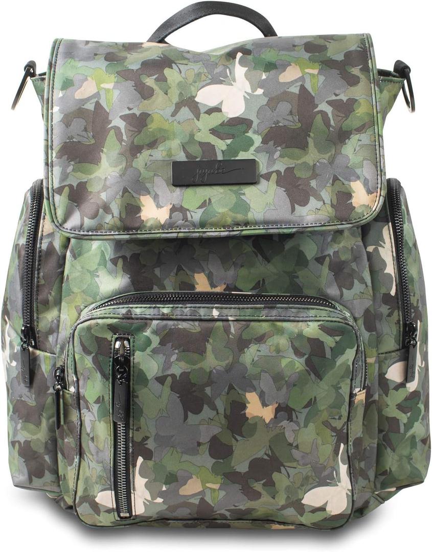 JuJuBe Be Sporty Backpack/Diaper Bag - Butterfly Forest