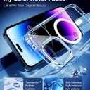 TORRAS Magnetic Clear for iPhone 14 Pro Case, Compatible with MagSafe, Never Yellow, 12 FT Military Grade Drop Tested, Protective Slim Thin Case for iPhone 14 Pro Phone Case, Clear Back/Clear Edge