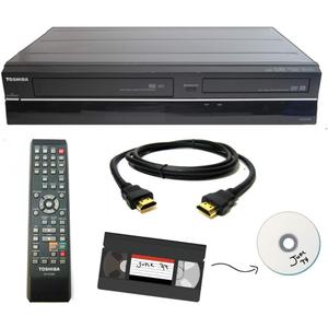 Toshiba VHS to DVD Recorder VCR Combo w/ Remote, HDMI 