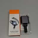 GUSGU 100W Retractable Car Charger, 4-in-1 Fast Car Phone Charger Featuring a 2.6ft Retractable Cord, with Lightning and USB-C Cable Car Charger Adapters, Compatible All Other Phone Models (Silver)