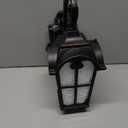 DEWENWILS Outdoor Wall Light Fixtures, Black Roman 17.7" H Exterior Wall Lantern, Anti-Rust & Waterproof, Water Ripple Glass, Outside Wall Sconce Porch Light for House, Garage