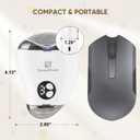 3-in-1 Electric Nail Clipper for Baby & Adults, USB Rechargeable Trimmer with LED Light, Polisher and Storage Container, Adjustable Speeds Nail Clipper for Kids, Seniors & Caregivers (Safe & Quiet) (White)