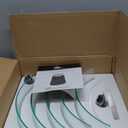 TIKI Propane Fire Pit Glass Surround Attachment, 15.8" Round Tempered Glass Wind Guard, Clear