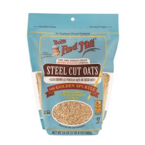 Bob's Red Mill Steel Cut Oats, 24oz (4 Pack)
, BB: 21 JUL 2026